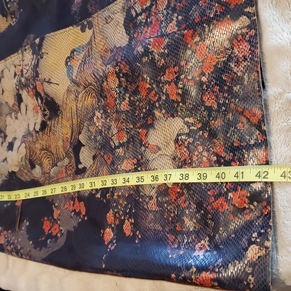 Paparazzi by Biz Snake Embossed Trench Coat, Japanese Print - Picture 16 of 16